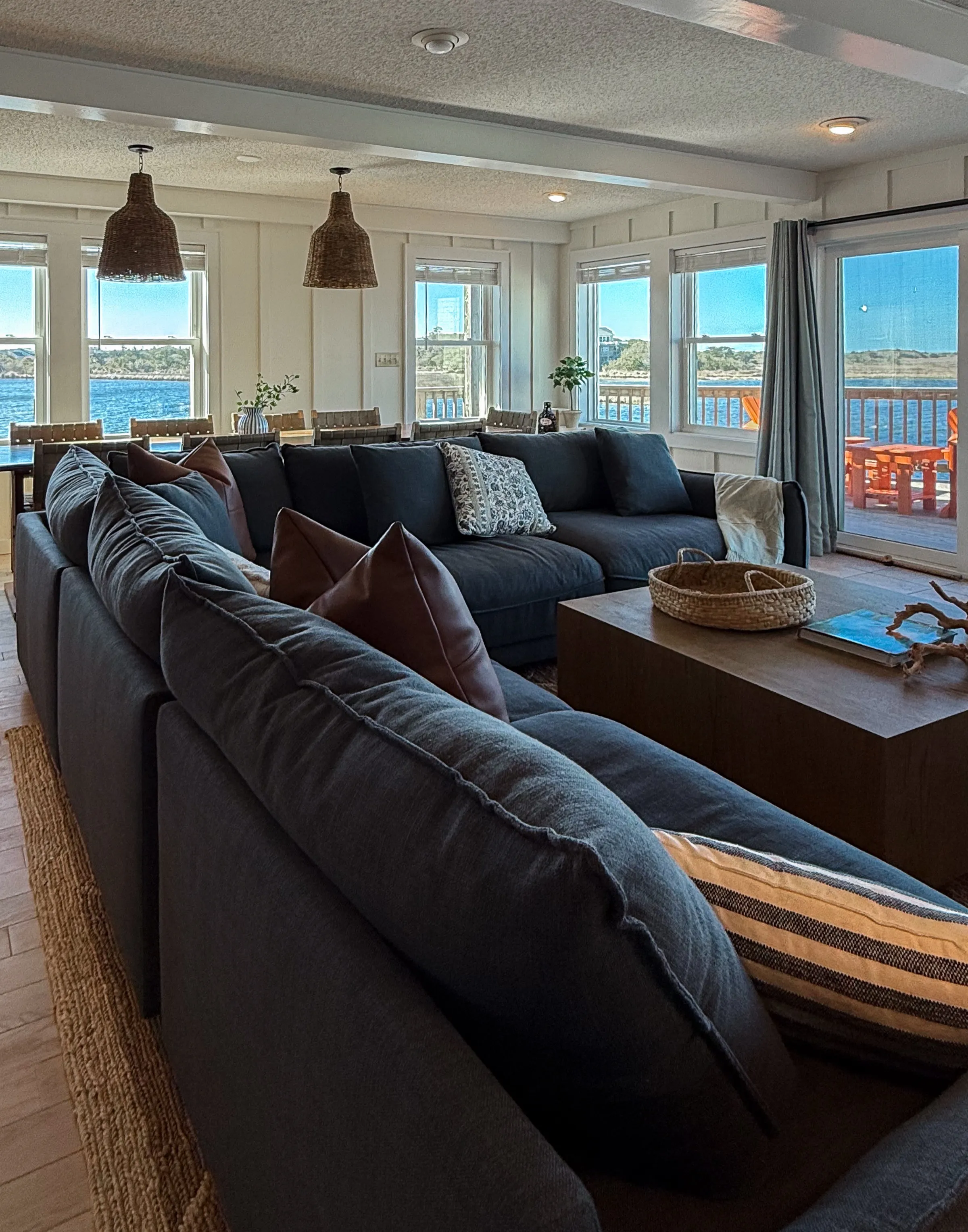 Living room at Bluebird Cottage