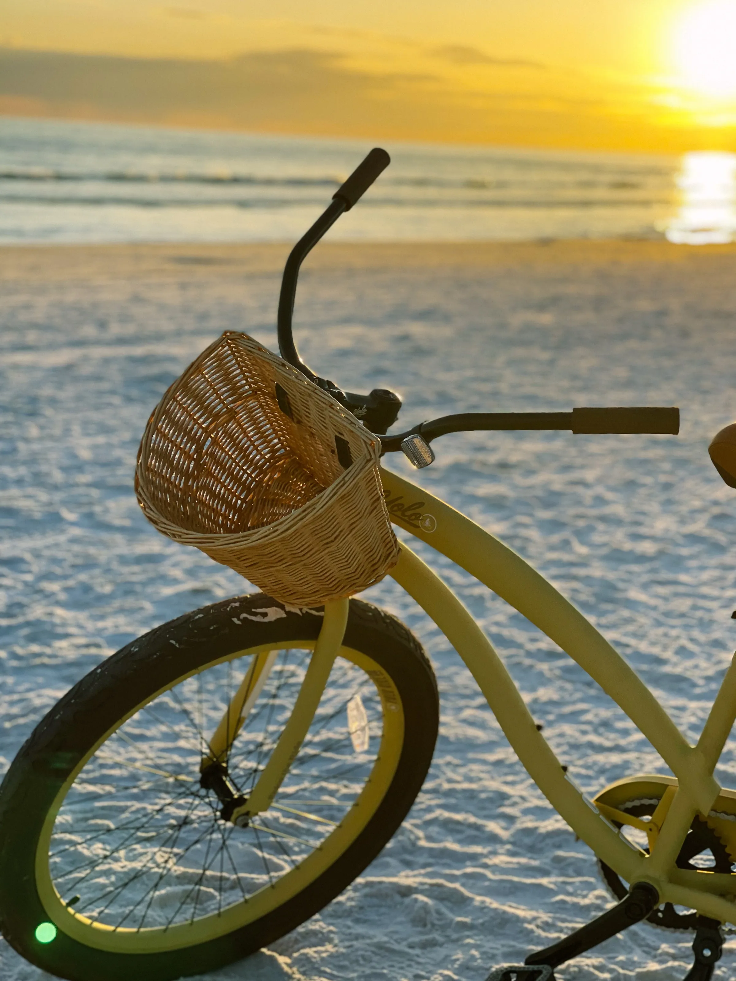 Beach cruiser bikes at Sand Reef Cottage