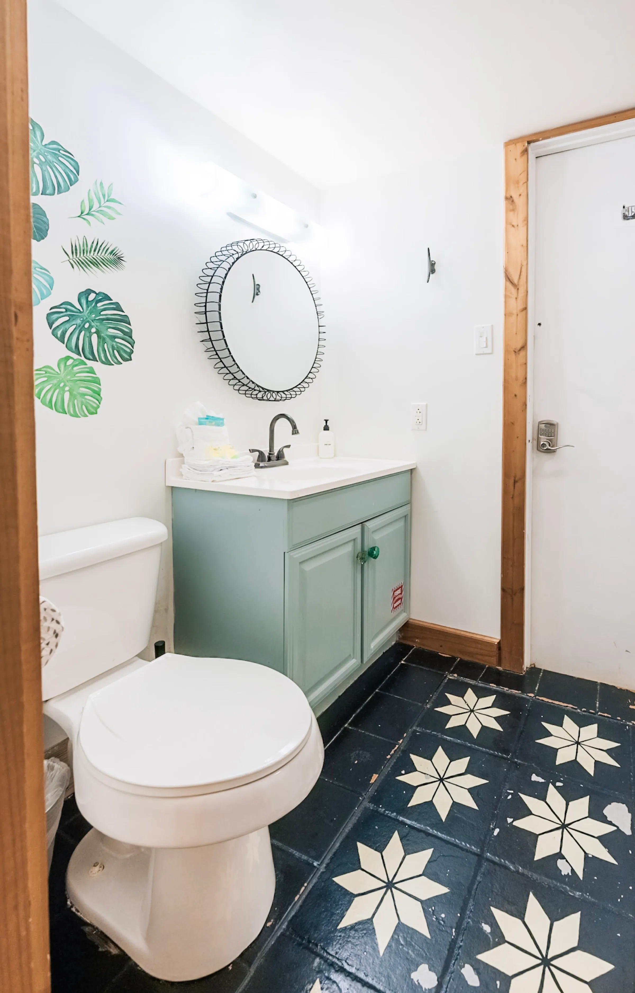 Great room at Little Green Cabin