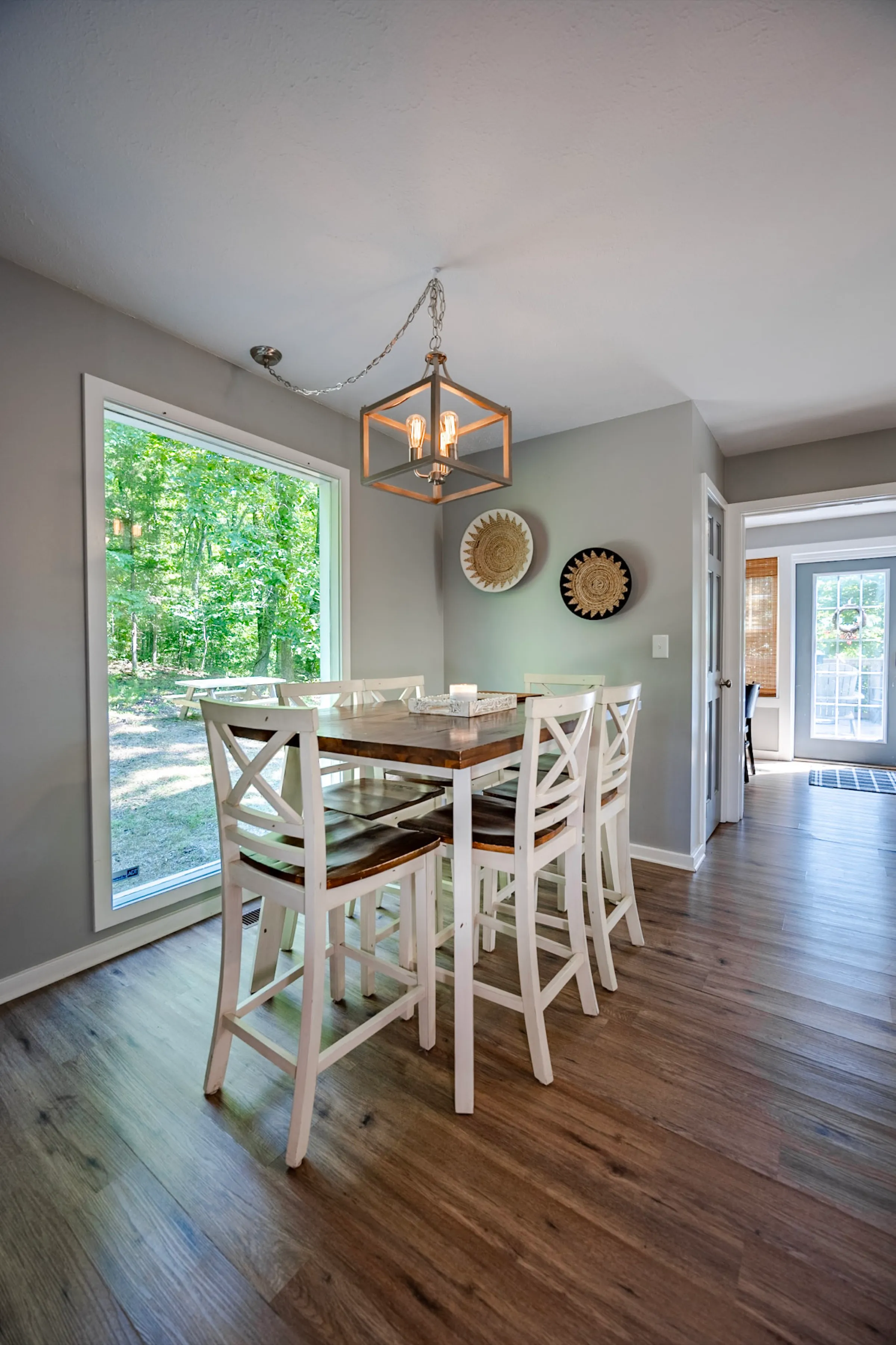 Kitchen at Hygge Blue Chalet