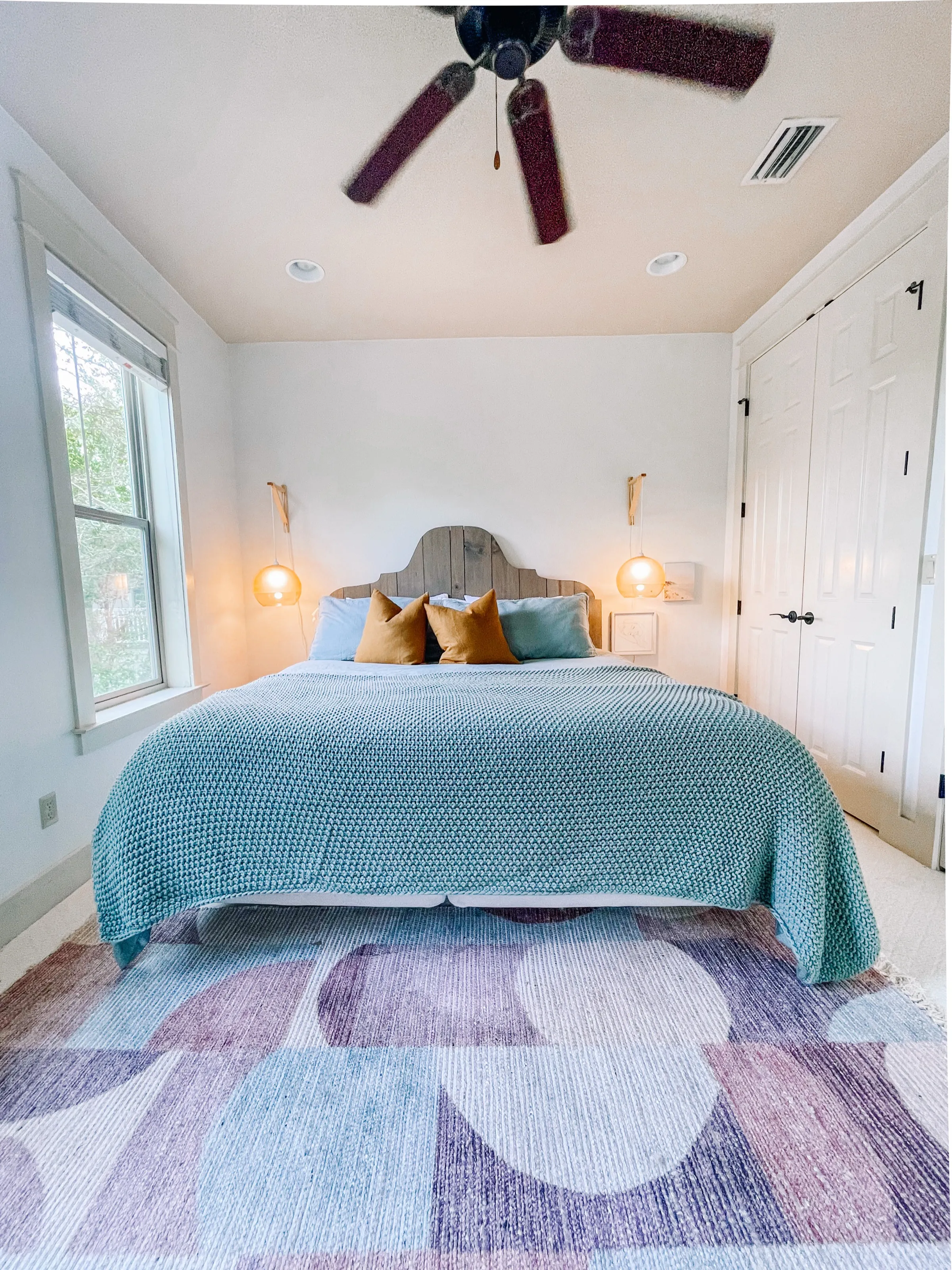 Primary bedroom at Sand Reef Cottage