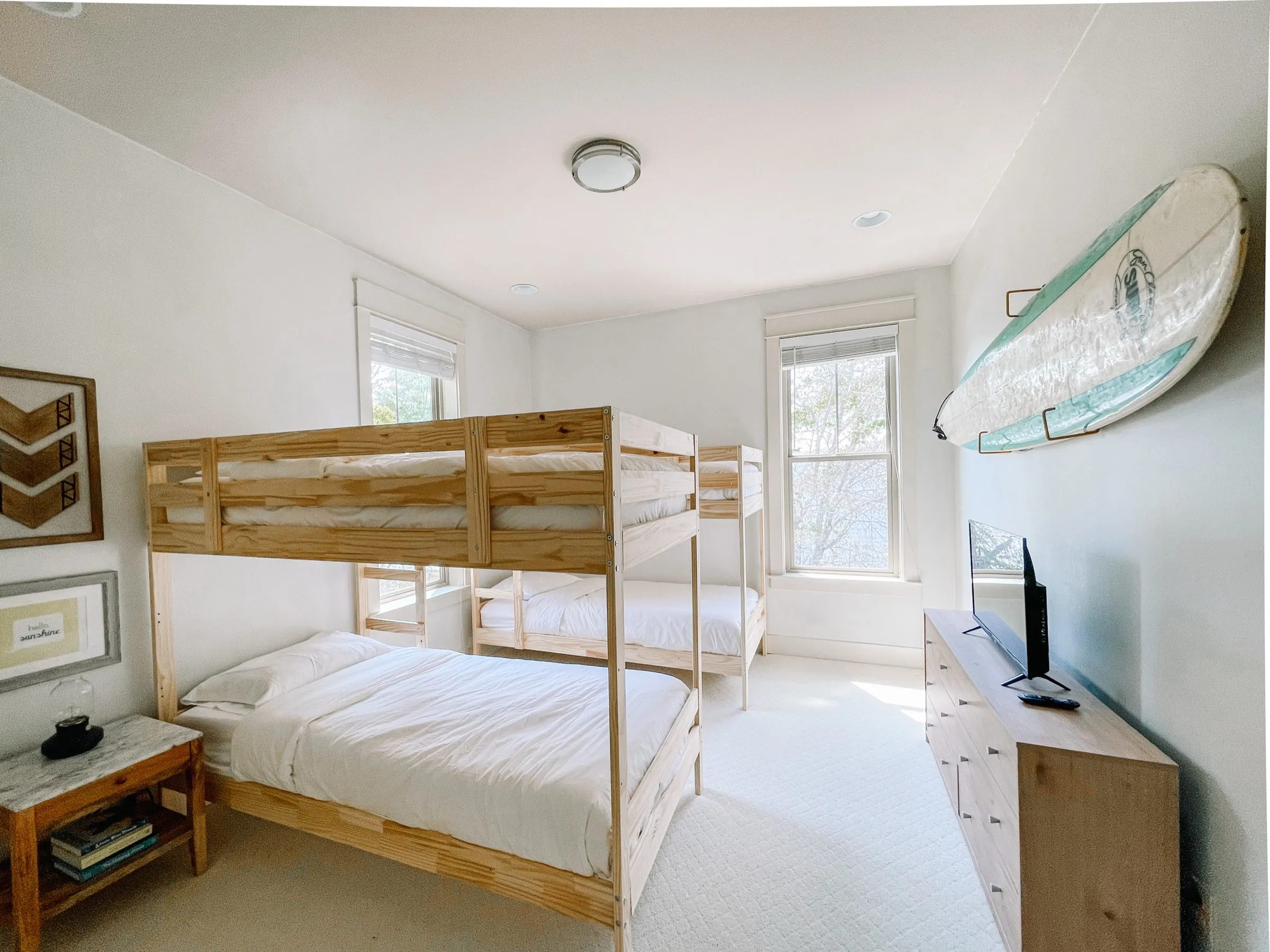 Bunk room at Sand Reef Cottage